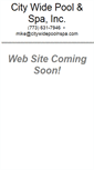 Mobile Screenshot of citywidepoolnspa.com